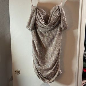Fashion nova sweetheart sequin mini dress